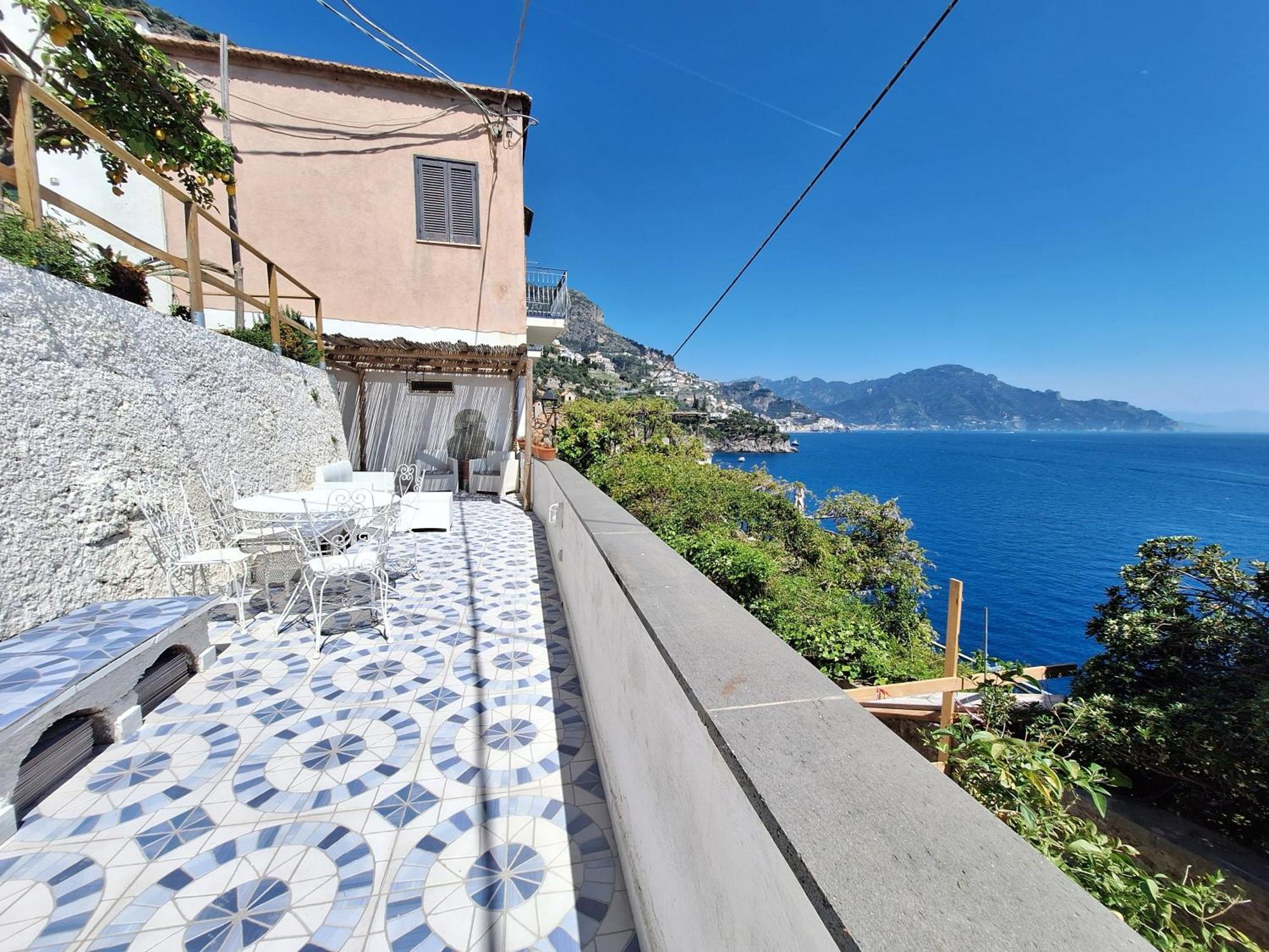 Villa Gianna Amalfi Coast Conca dei Marini Luaran gambar