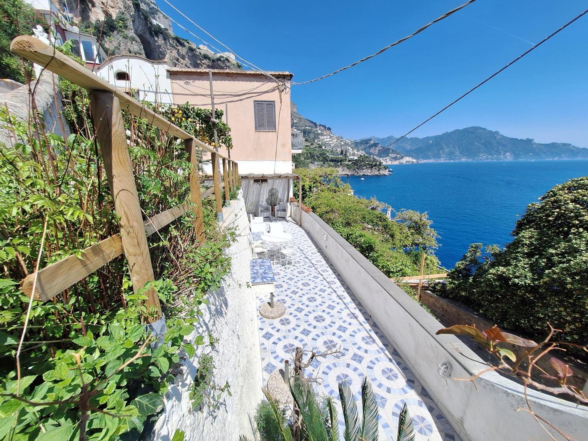 Villa Gianna Amalfi Coast Conca dei Marini Luaran gambar