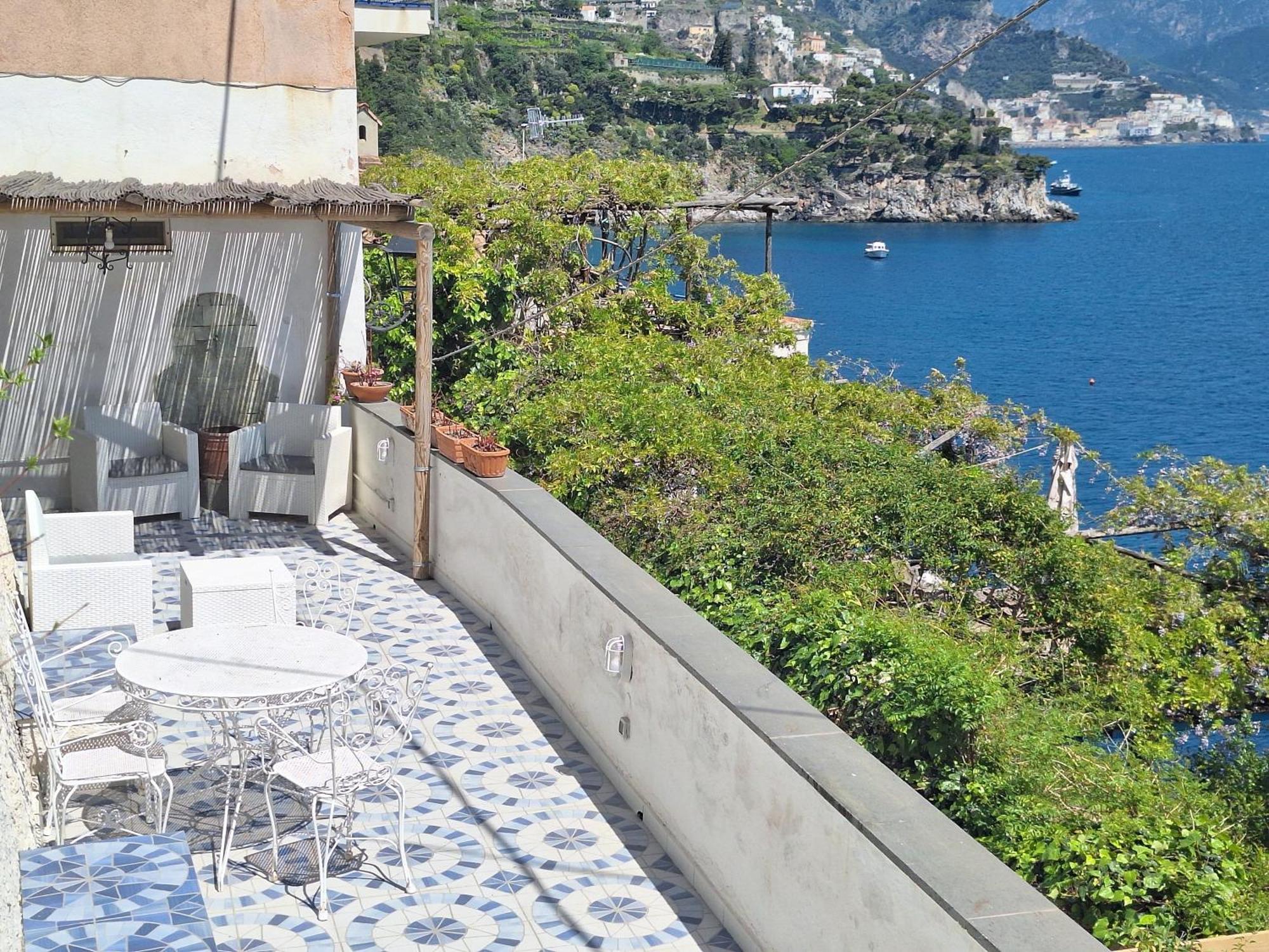 Villa Gianna Amalfi Coast Conca dei Marini Luaran gambar
